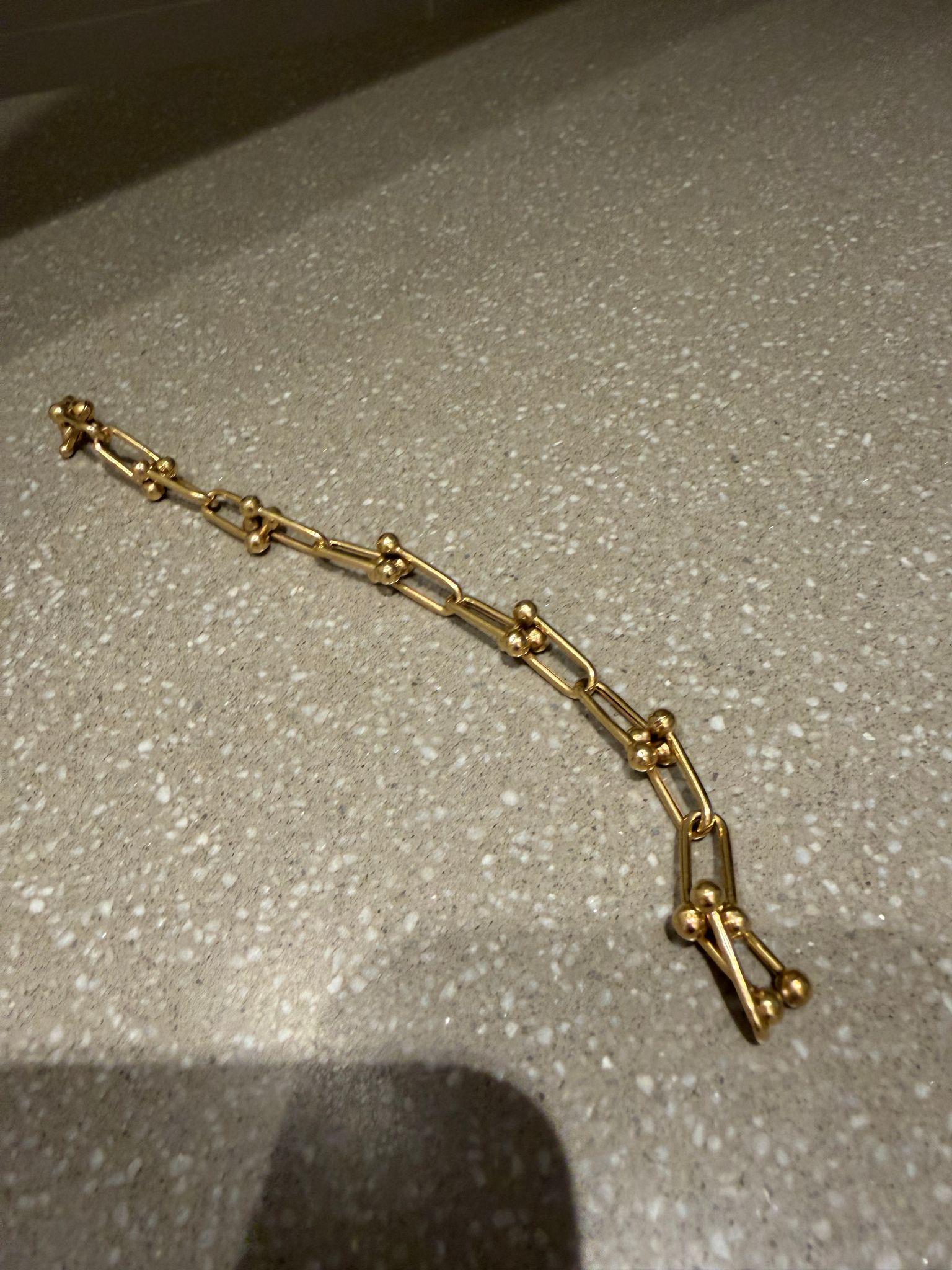 Armband ihålig 18k