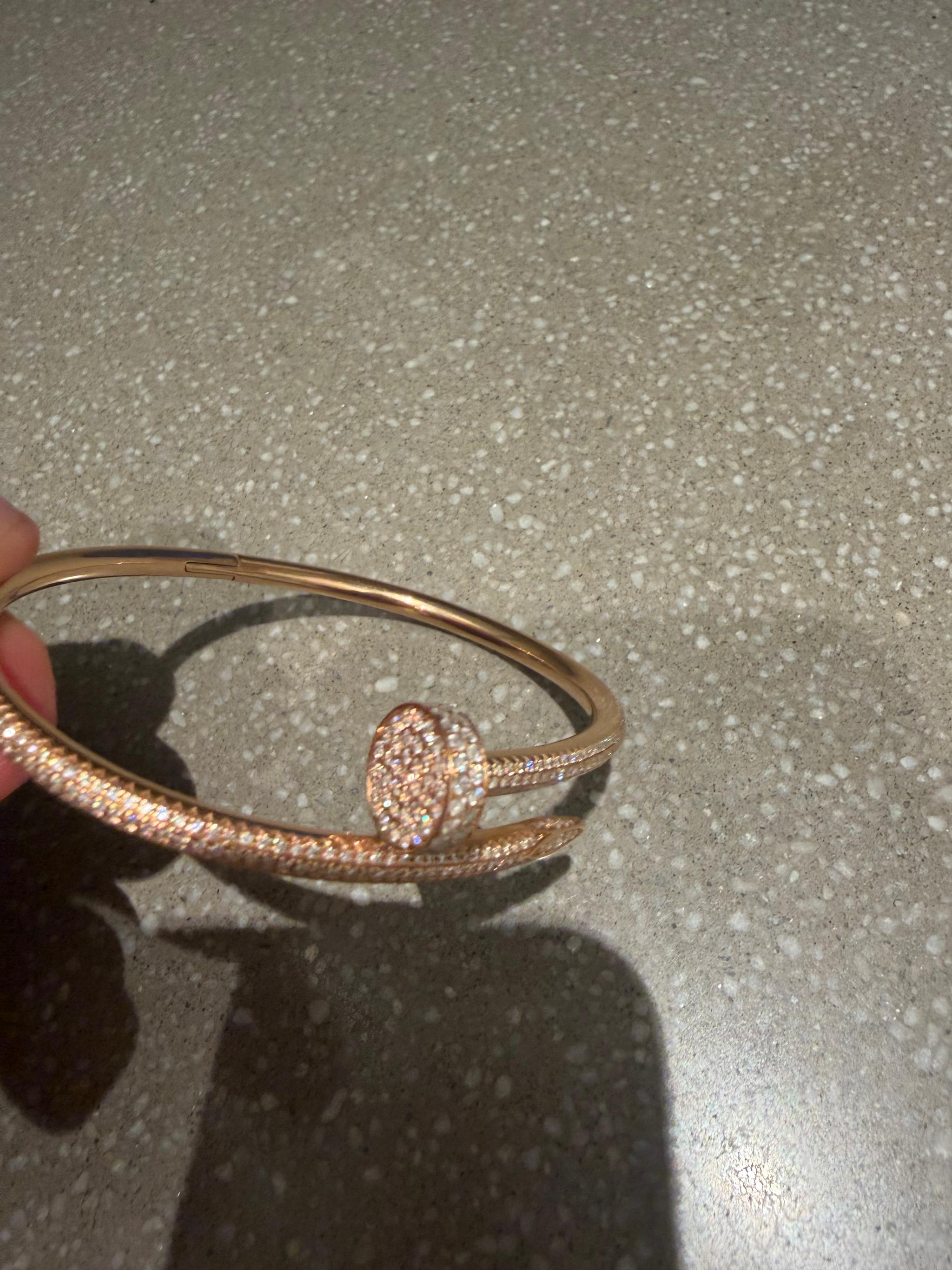 Cartier nail bangle 18k