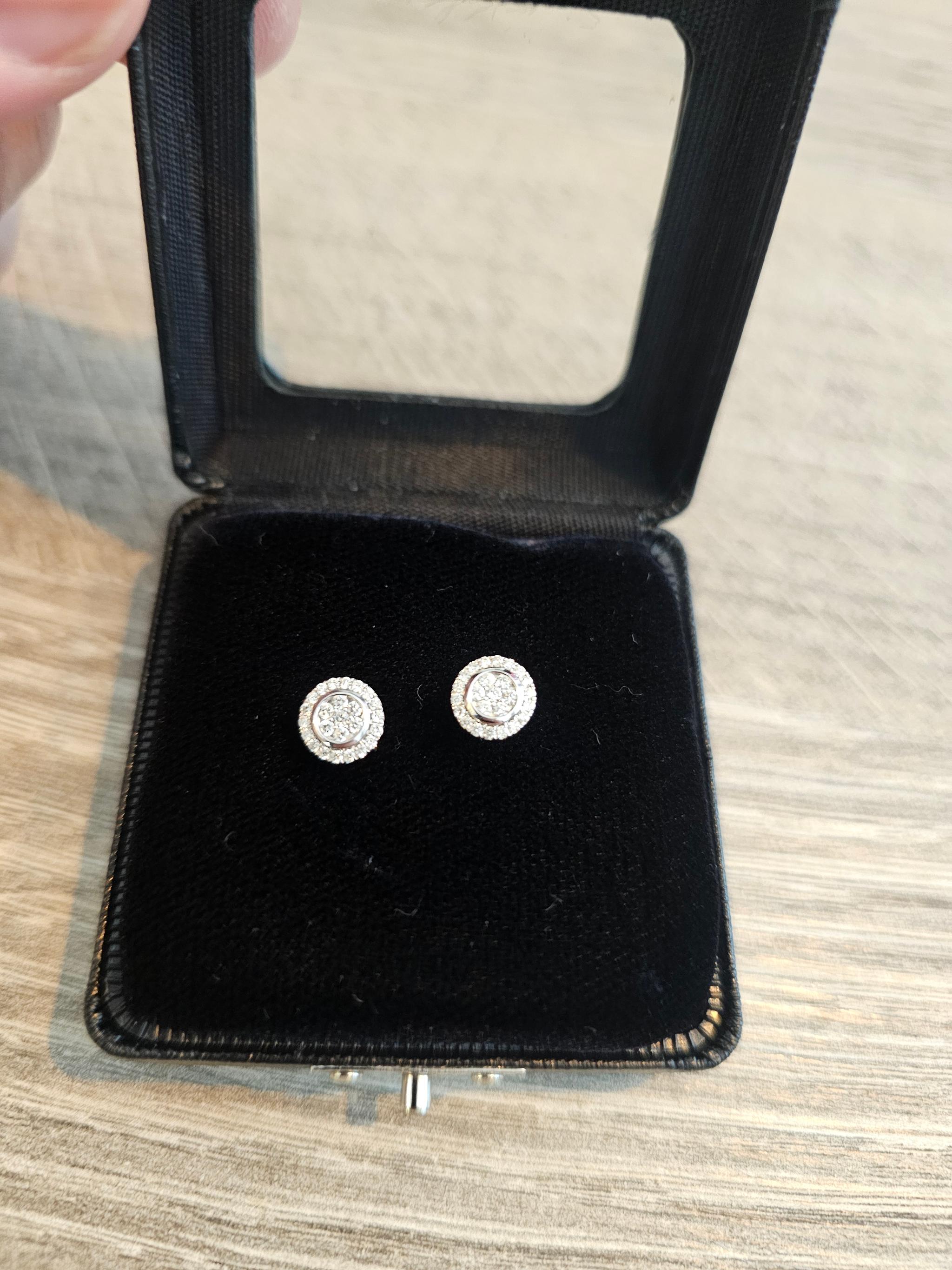 Diamant örhängen 